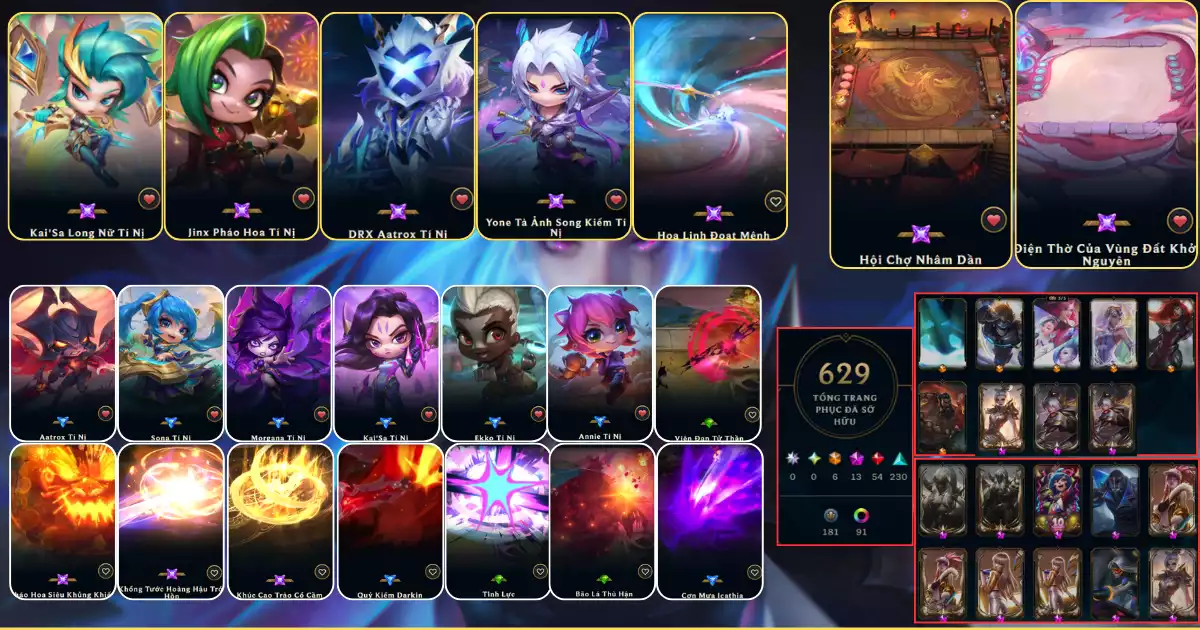 4 tím + 2 sân + chưởng yone